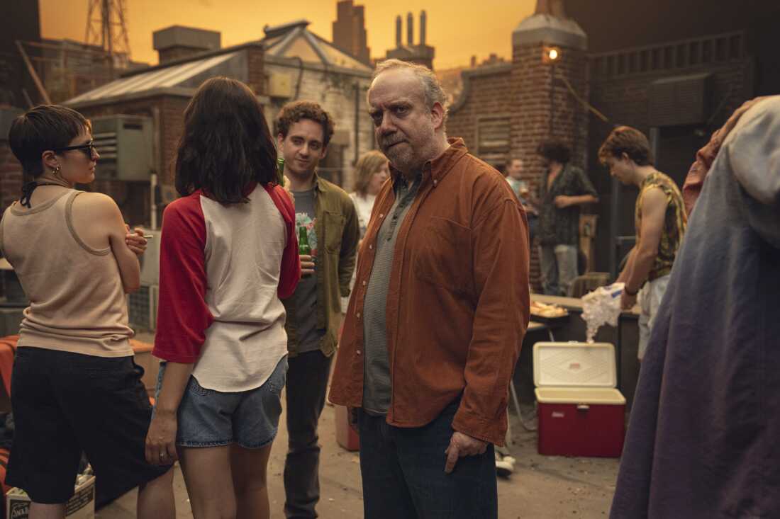 Paul Giamatti in "Eulogy," a new episode of Black Mirror.