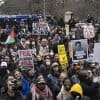 Demonstrators in New York City on Saturday, March 15, gather to show support for Columbia University student activist Mahmoud Khalil and demand his immediate release from ICE detention.
