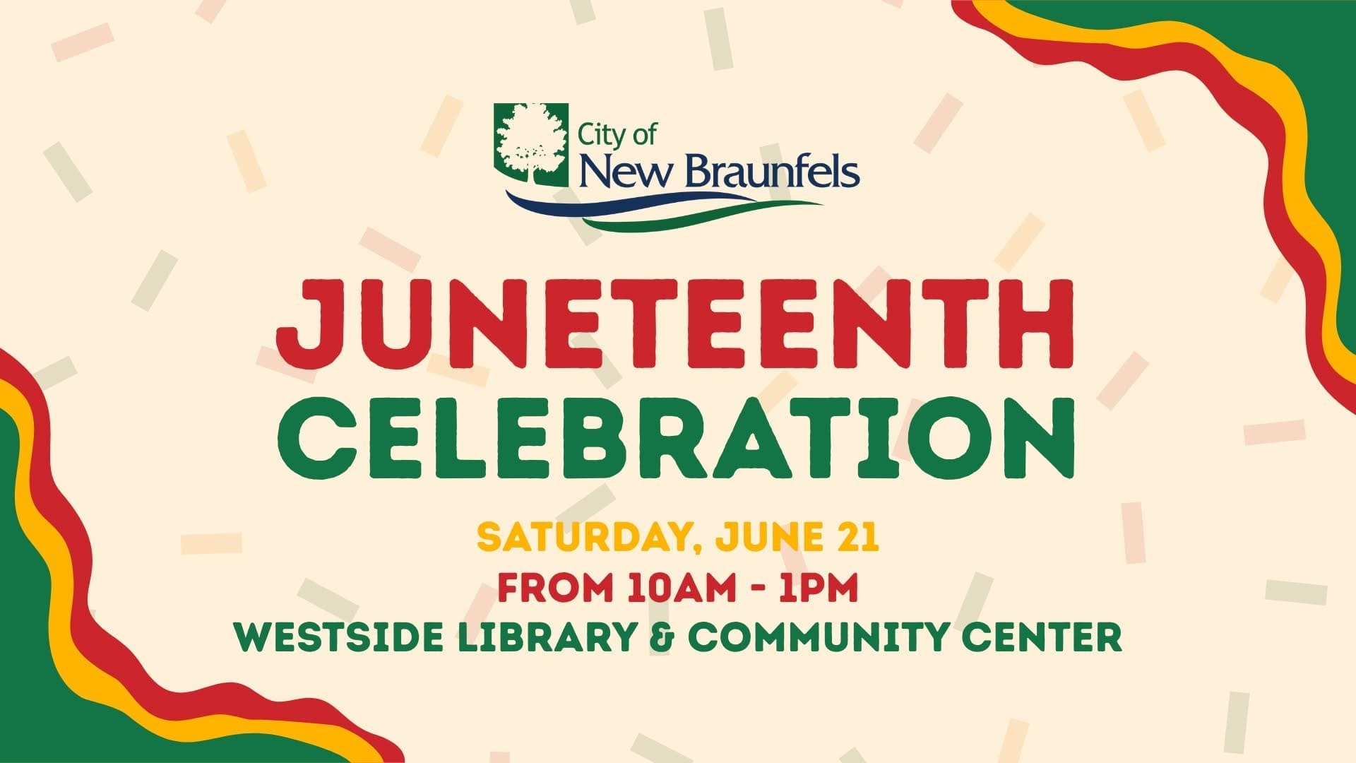 New Braunfels Juneteenth Celebration – This Saturday June 21st