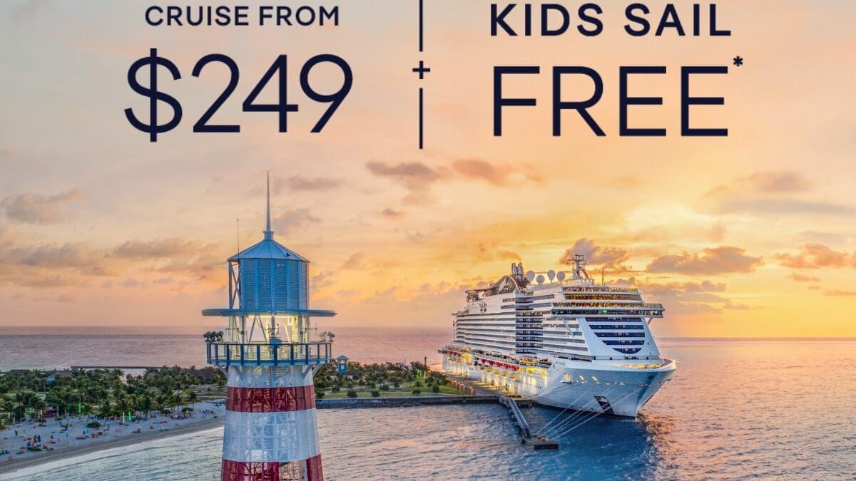 Cruise for 9 | Kids sail for FREE!